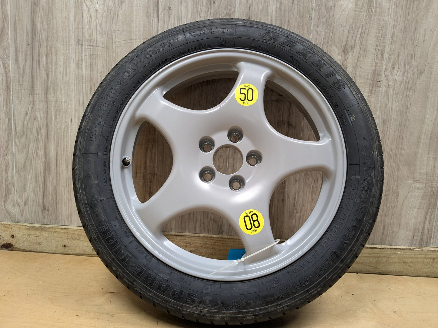 OEM BMW G01 G02 G12 G30 530 540 M550 X3 X4 Spare Tire Wheel Rim Donut 18x4 ET-1