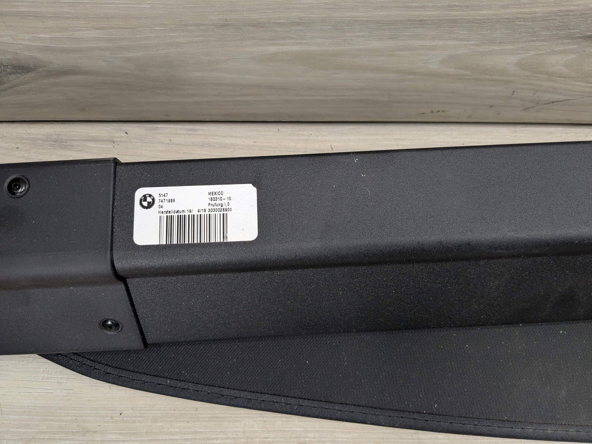 OEM BMW G01 F97 X3 Rear Trunk Luggage Cover Shelf Trim Roller Sun Shade Blind