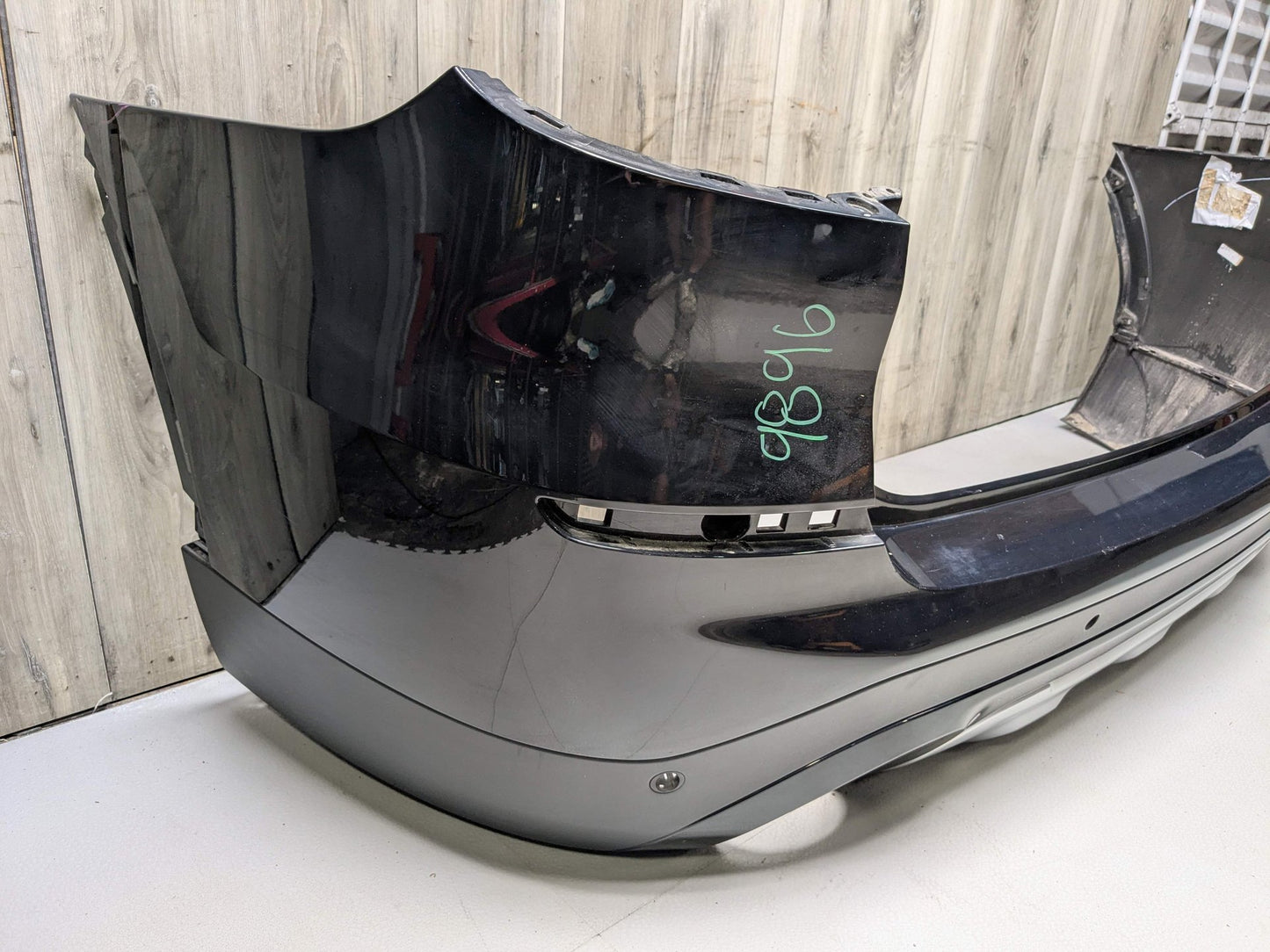 2019 BMW X3 G01 Rear Bumper Cover Black SCHWARZ II (668)