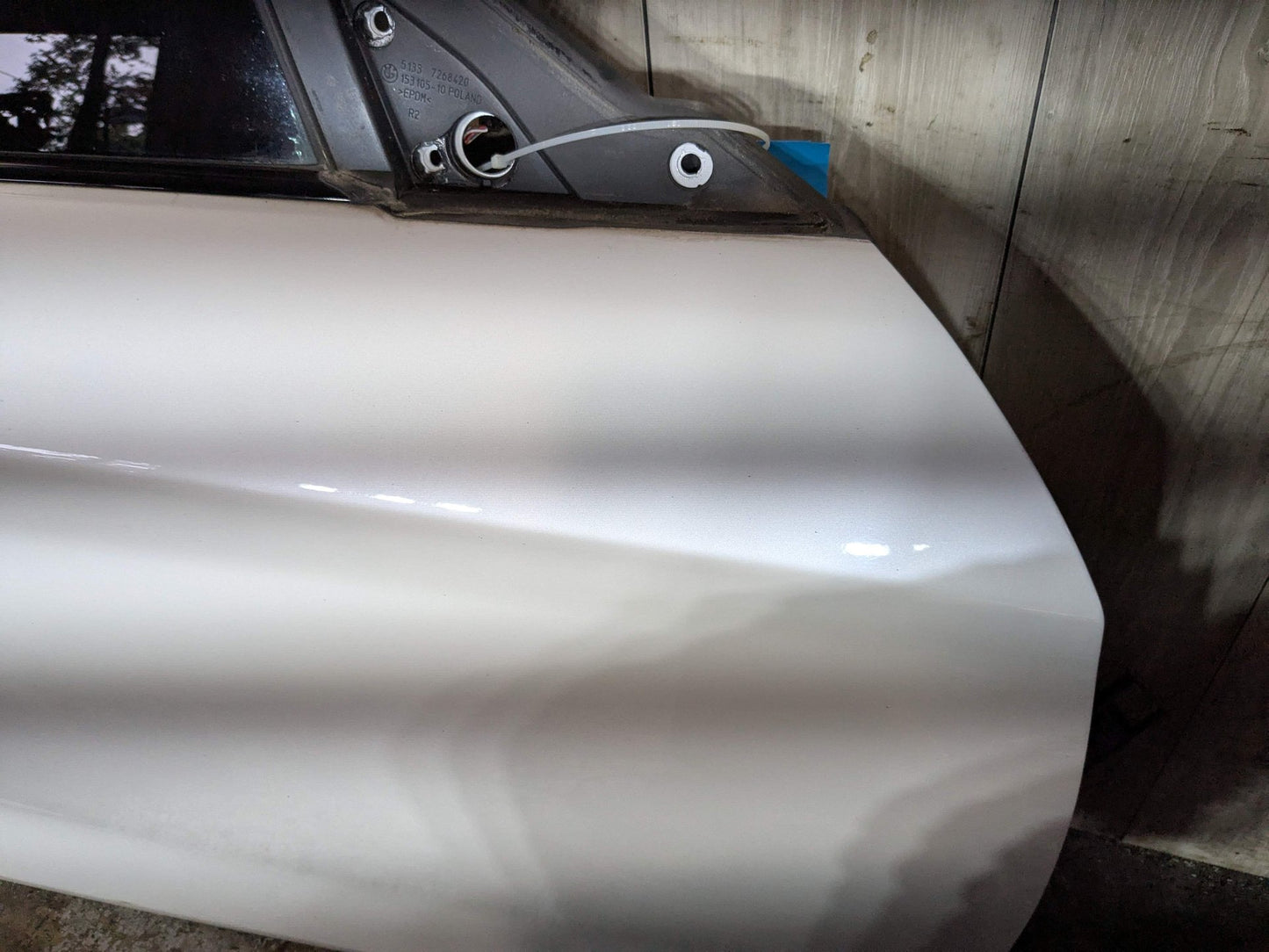 *14-20 OEM BMW F22 F23 F87 M2 Front Right Passenger Side Door Shell Panel White White Mineralweiß Metallic (A96)