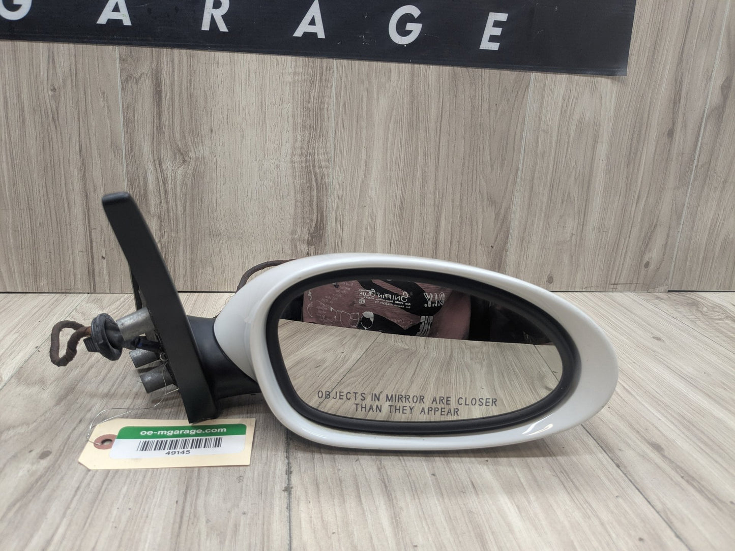 2003 BMW Z4 E85 Front Right Passenger Side Mirror Assembly 7189708 03-08 OEM BMW E85 E86 Z4 Right Passenger Side View Mirror Assembly White