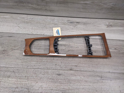 10-16 OEM Porsche Panamera Front Center Console Bezel Trim Wood