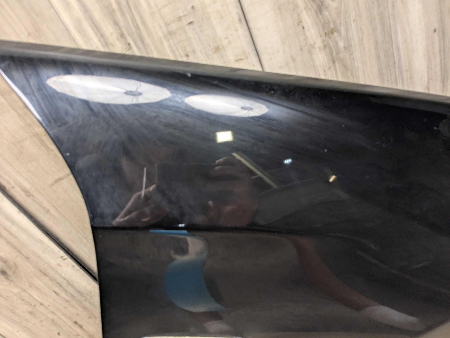 06-11 OEM BMW E90 328 335 Sedan Right Passenger Side Fender Panel Black 668 Black SCHWARZ II (668)