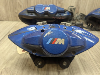 14-20 OEM BMW F22 F23 M235 M240 Front Rear Brake Calipers Brembo SET Blue
