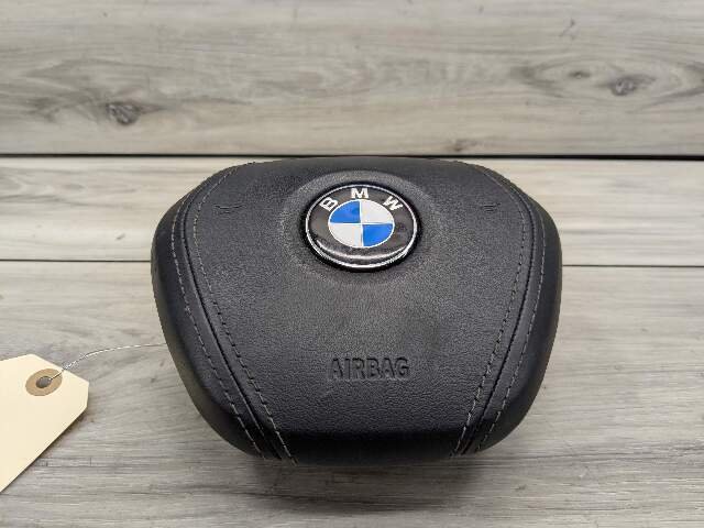 OEM BMW G11 G12 G14 G16 Front Driver Black Leather Steering Wheel Airbag Air Bag