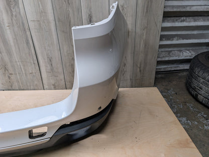 *14-18 OEM BMW F15 X5 Rear Bumper Cover PDC Holes w/ Diffuser N55 N57 White MINERALWEISS METALLIC (A96)