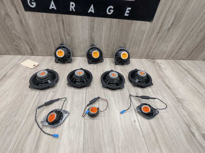 2018 BMW M550i G30 Speakers SET 9368383 OEM BMW F22 F30 F80 G12 G30 HARMAN KARDON Audio Sound System Speaker SET (10) OEM