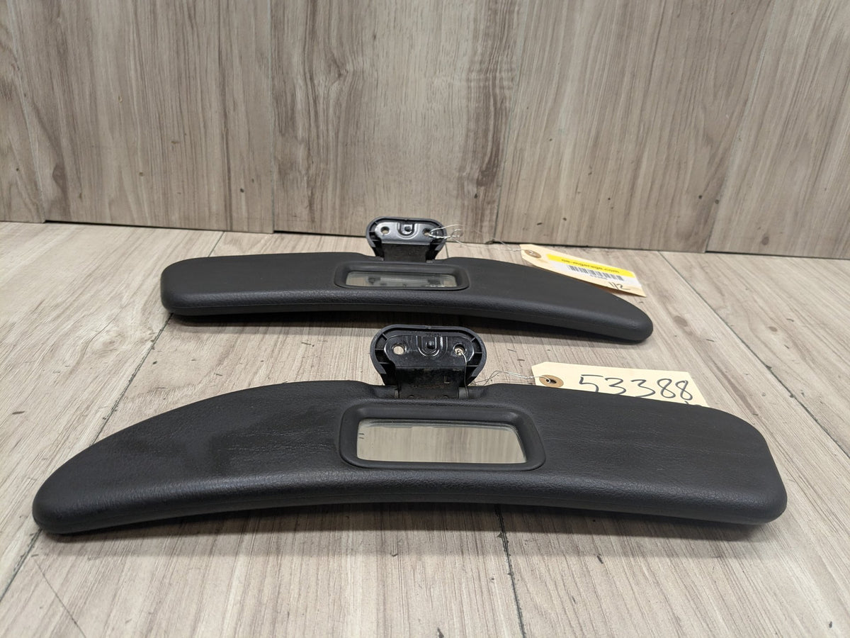OEM BMW E36 Z3 Left Right Driver Passenger Side Interior Sun visor PAIR Black