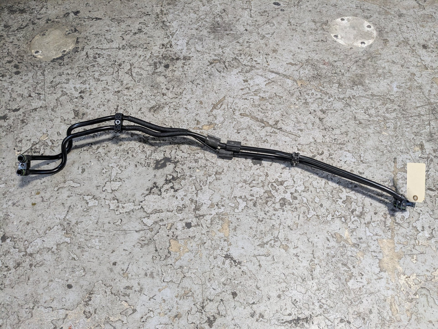 14-19 OEM BMW F16 F15 X5 X6 N55 AWD Transmission Oil Cooler Hose Tube Pipe SET