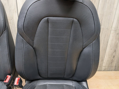 PRE-LCI OEM BMW G01 G02 G20 Front Left Right Driver Passenger Seat Leather Black