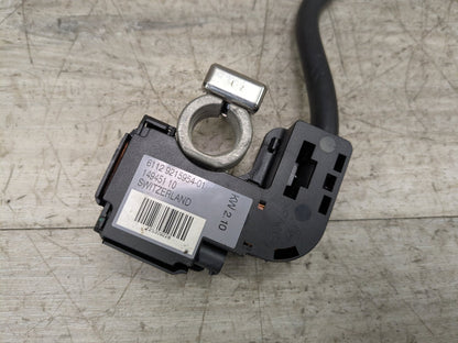 07-14 OEM BMW E70 E71 X5M X6M Rear Trunk Battery Negative Ground Cable