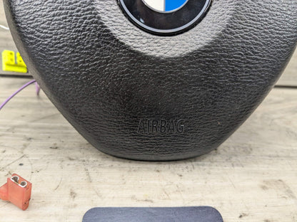 OEM BMW E70 E71 X5 X6 Front Driver SPORT Steering Wheel Airbag Air Bag Black