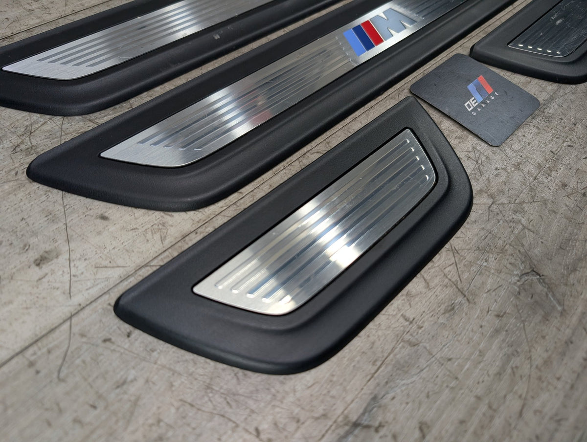 OEM BMW F25 F26 X3 X4 M SPORT Front Rear Left Right Door Sill Cover Trims SET