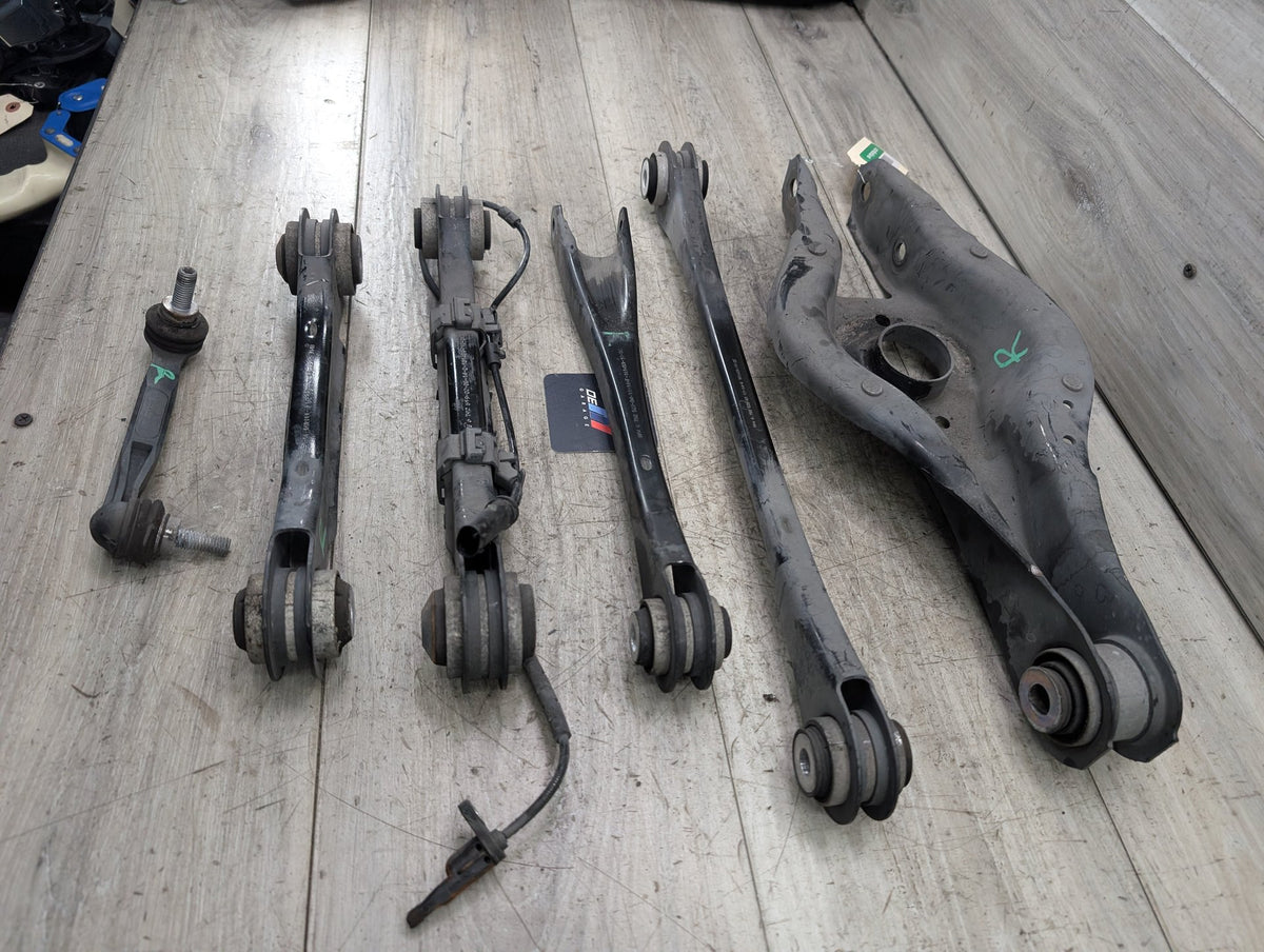 2014 OEM BMW F22 F30 F32 F33 F36 Rear Left Driver Upper Lower Control Arm SET