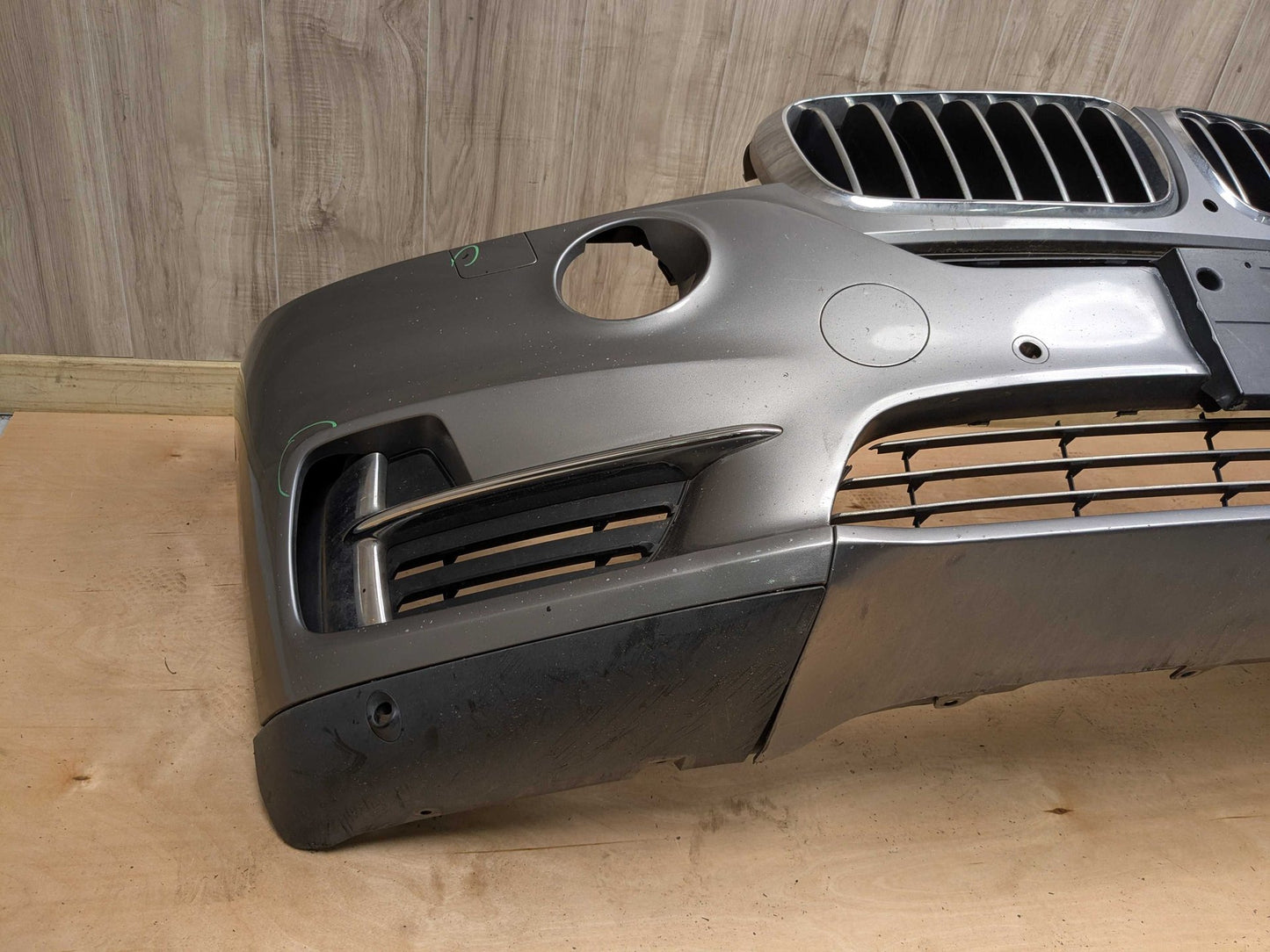 *14-18 OEM BMW F15 X5 Front Bumper Cover w/ Upper Lower Grilles Gray A52 SPACEGRAU METALLIC (A52)