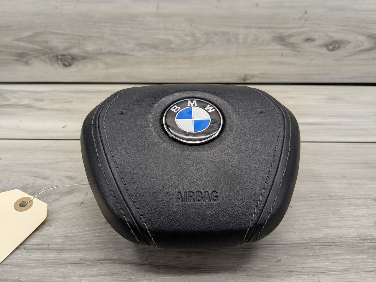 OEM BMW G11 G12 G14 G16 Front Driver Black Leather Steering Wheel Airbag Air Bag