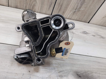 2012 BMW F10 535i Engine Motor Oil Filter Cooler Housing 7516383 E