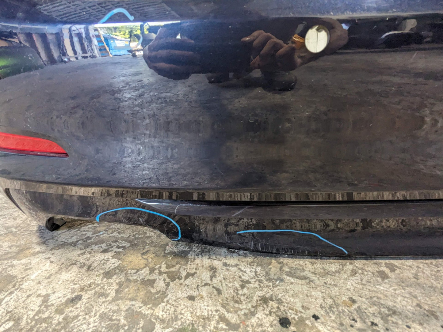 2018 BMW 540i G30 Rear Bumper Cover
