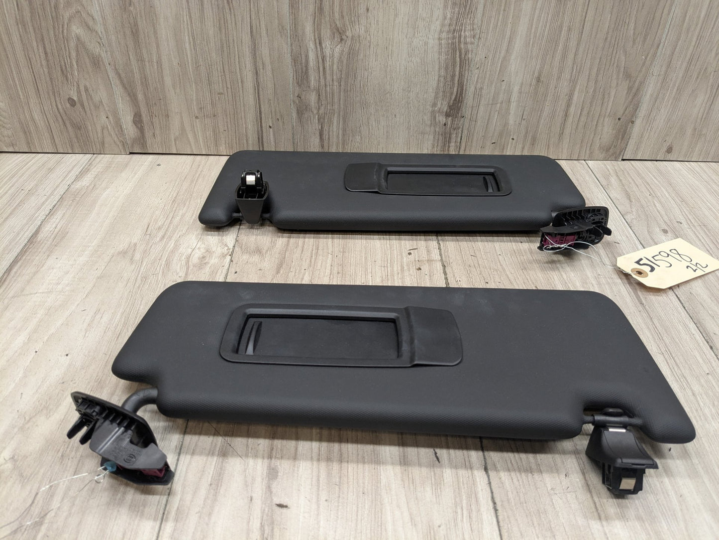 2019-2022 Front Left Right Sun Visor SET 8092727 Black! 30 day warranty!