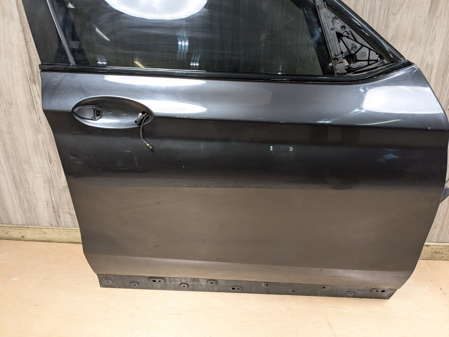 18-24 OEM BMW F97 G01 X3 X3M Front Right Passenger Door Shell Panel Gray A90 SOPHISTOGRAU BRILLANTEFFEKT METALLI (A90)