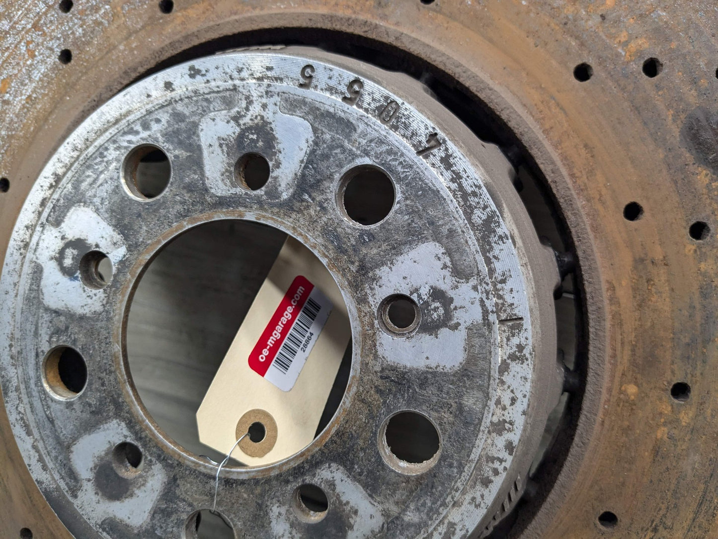 2015 BMW X5 F85 Front Left Driver Brake Disc Rotor