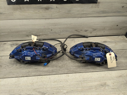 2020 BMW M340i G20 Front Rear Left Right Brake Caliper SET 6891235 OEM BMW G20 G22 G23 M240 M340 M440 Front Rear Left Right Brake Calipers SET Blue