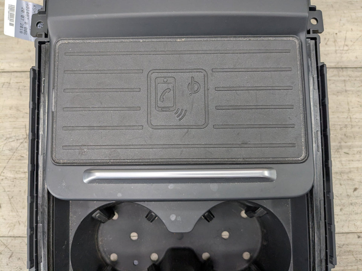 18-24 OEM AUDI Q5 SQ5 Front Center Console Cup Holder Storage Compartment