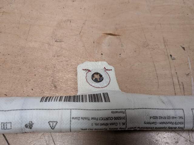 16-22 OEM BMW G12 740 750 M760 Left Driver Top Roof Head Air Bag Airbag Curtain