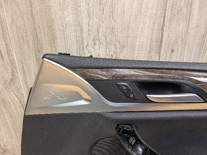 18-23 OEM BMW G01 X3 FRONT RIGHT PASSENGER Side Door Panel Card Trim Cover Black