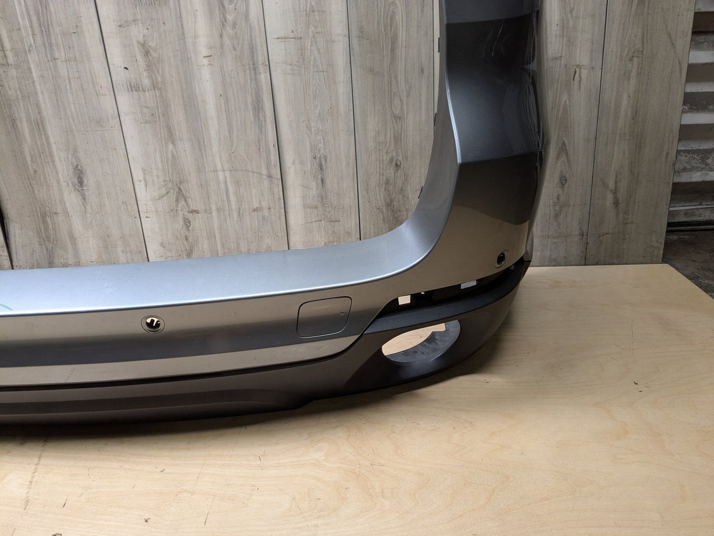 *14-18 OEM BMW F15 X5 Rear Bumper Cover PDC Holes w/ Diffuser N55 N57 Gray A52 SPACEGRAU METALLIC (A52)