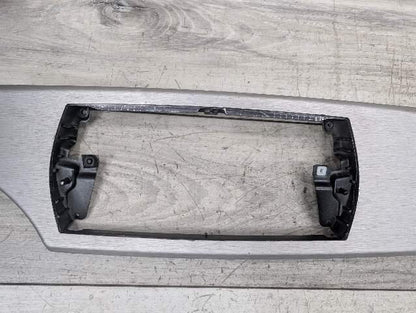 *OEM BMW Center Console Dash Panel Interior Trim Aluminum