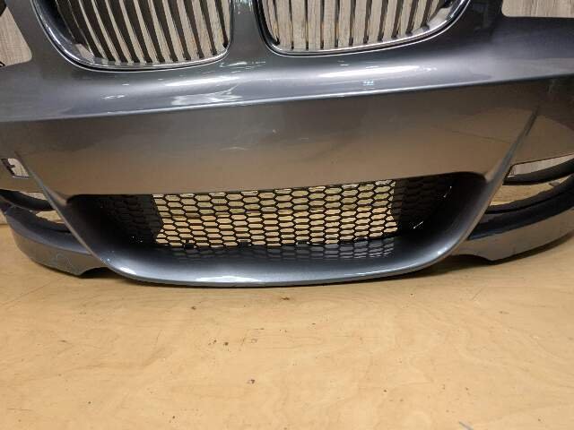 08-13 OEM BMW E82 E88 135 M SPORT Front Bumper Cover w/ Grilles Gray A52