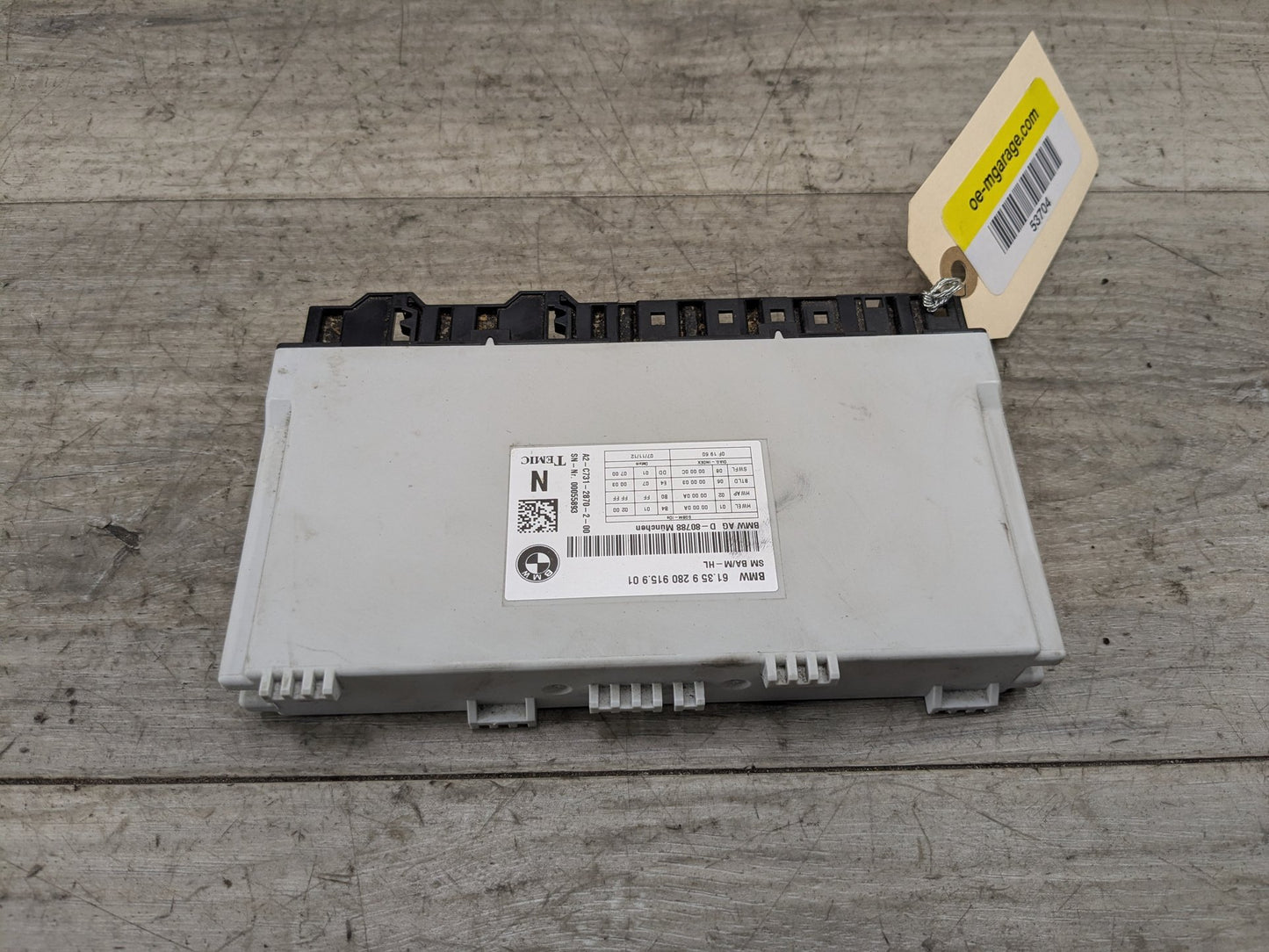 2011-2016 BMW 528i F10- Front Seat Control Module PN: 9280915