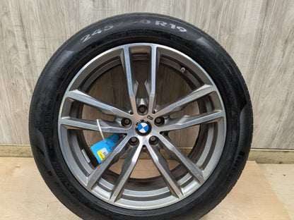 OEM BMW G01 G02 X3 X4 Wheel Rim 19x7.5 ET32 LM Rad Doppelspeiche Style 698M