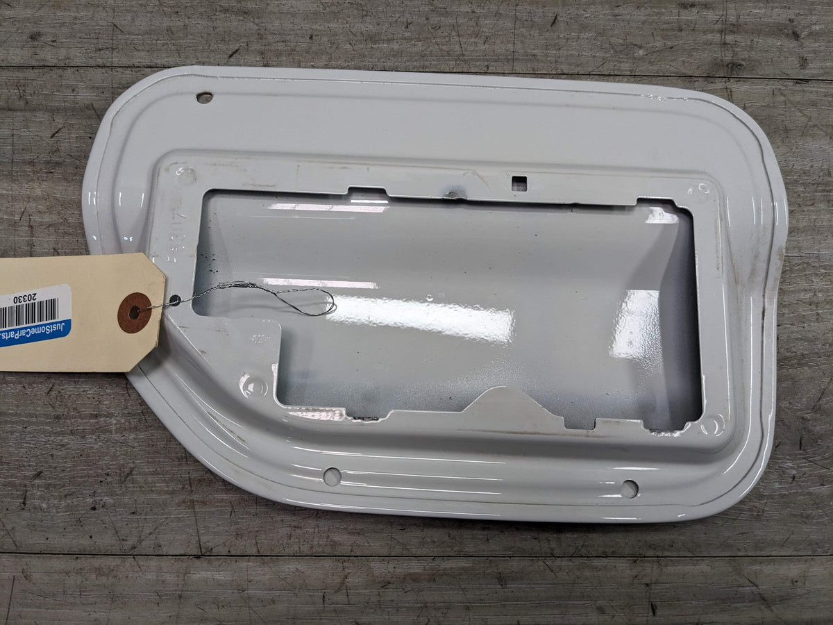 14-19 OEM BMW F83 Convertible Rear Fuel Gas Tank Flap Lid Cover Cap White