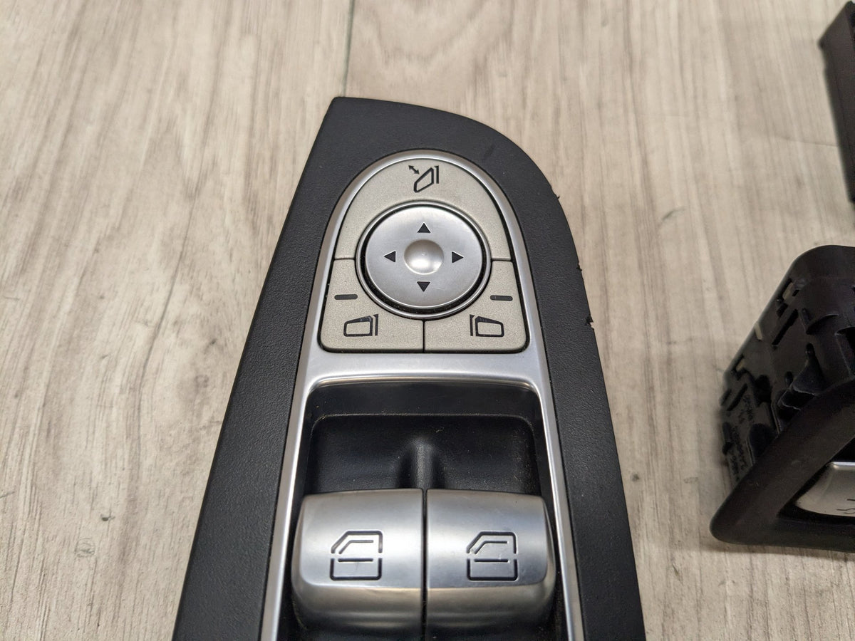 2015-2021 Mercedes-Benz C43 W205 Front Left Driver Door Master Window Switch A2229056800 OEM Mercedes W205 Front Rear Left Right Window Parking Opener Control Switch OEM