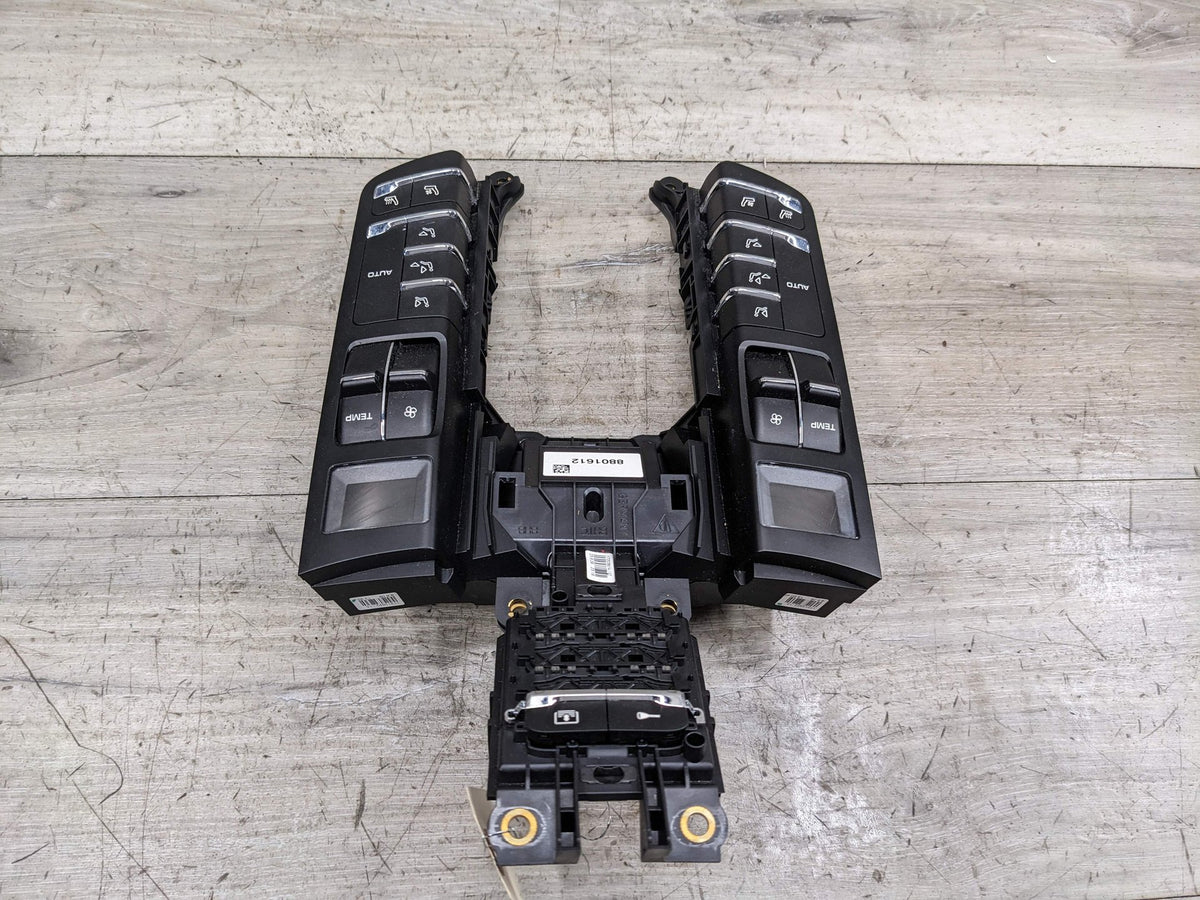 10-16 OEM Porsche Panamera Rear AC Control Swithch Panel Console