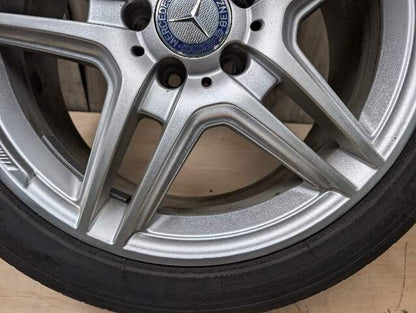 *OEM Mercedes W207 E300 E400 E550 AMG Front Wheel Rim 18x8 ET45 5 Double Spoke