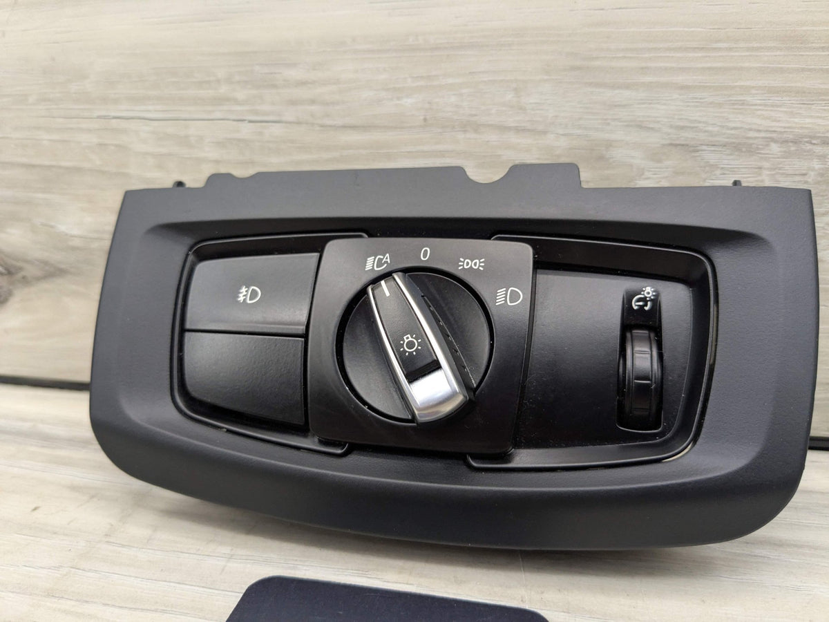 14-18 OEM BMW F15 F85 X6 X5 M Headlight Switch Control Panel Light Module BLACK