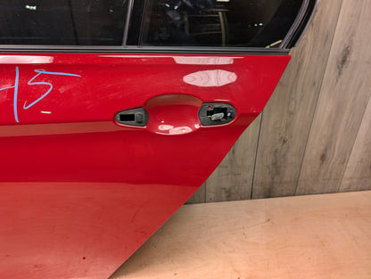 OEM BMW F30 F80 328 330 335 340 M3 Rear Left Driver Door Shell Panel Red A75 MELBOURNEROT METALLIC (A75)
