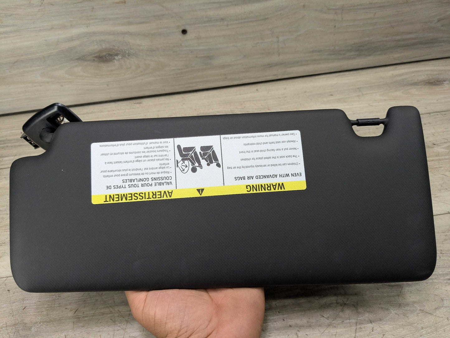 2021 BMW 330i G20 Front Right Passenger Sun Visor 8092728 19-24 OEM BMW G20 G80 330 M340 M3 Right Passenger Side Interior Sun Visor Black