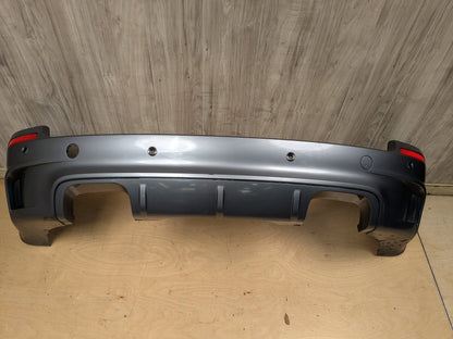10-13 OEM BMW E70 X5M Rear Bumper Trim Cover Panel Assembly Gray A52 SPACEGRAU METALLIC (A52)