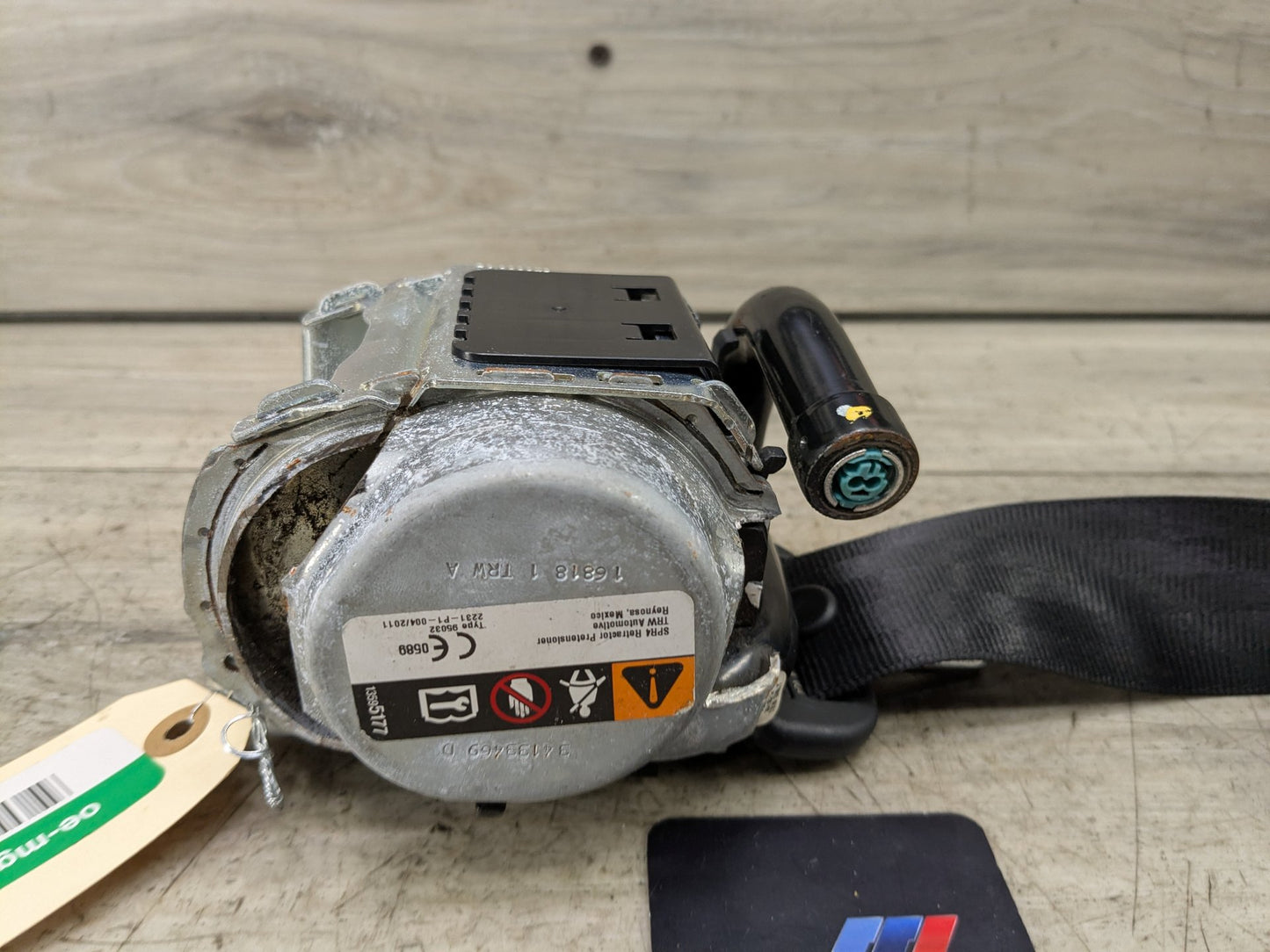 18-24 OEM AUDI Q5 SQ5 REAR Right Passenger Second-Row Lap Seat Belt Retractor