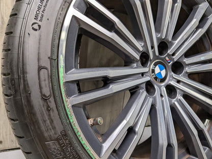 *19-24 OEM BMW G20 330 M340 Front Rim Wheel 18x7.5 ET25 Double Spoke Style 790M