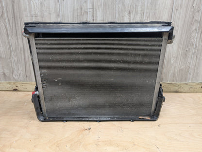 OEM BMW G12 750 G30 M550 Radiator Condenser Cooling Fan Shroud 1000W COMPLETE