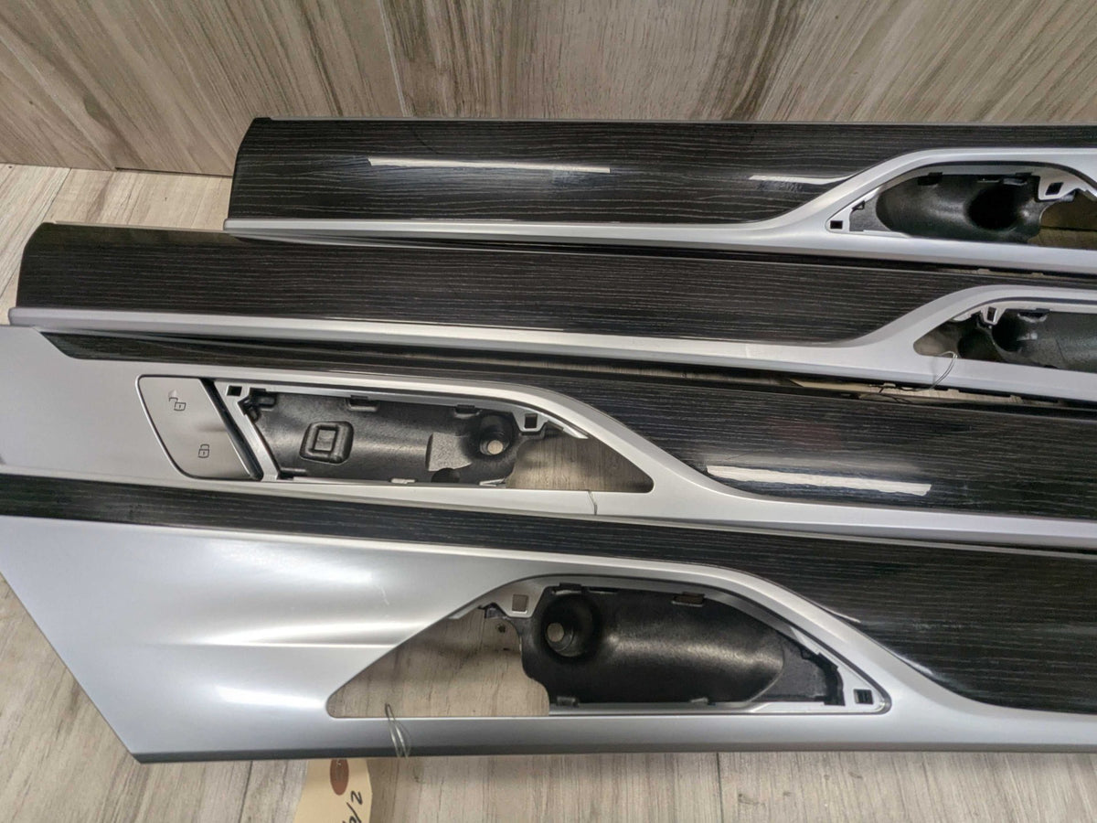 16-19 OEM BMW G11 G12 740 750 M760 Front Rear Left Right Door Trims SET (4)