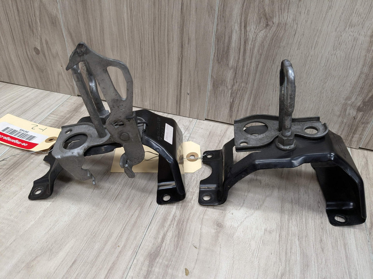 14-19 OEM BMW F15 F85 X5 F16 F86 X6 Hood Hardware Safety Latch Hook SET
