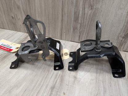 14-19 OEM BMW F15 F85 X5 F16 F86 X6 Hood Hardware Safety Latch Hook SET