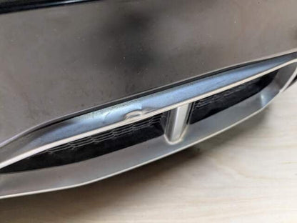 18-20 OEM AUDI Q5 SQ5 Rear Upper Lower Bumper Cover w/ Diffuser Black