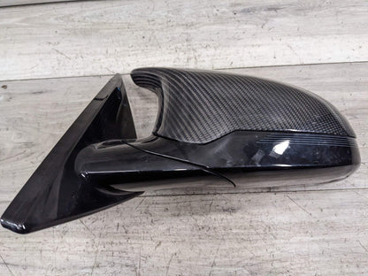 15-18 OEM BMW F83 M4 Left Driver Mirror Assembly Auto Dip Camera Black